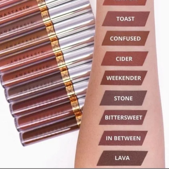 Anastasia Beverly Hills Liquid Lipstick in Lava .11 oz NWT - Picture 2 of 5